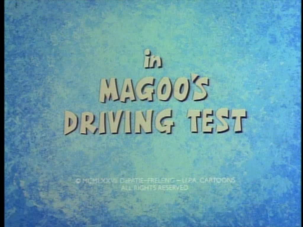 What's New, Mr. Magoo?