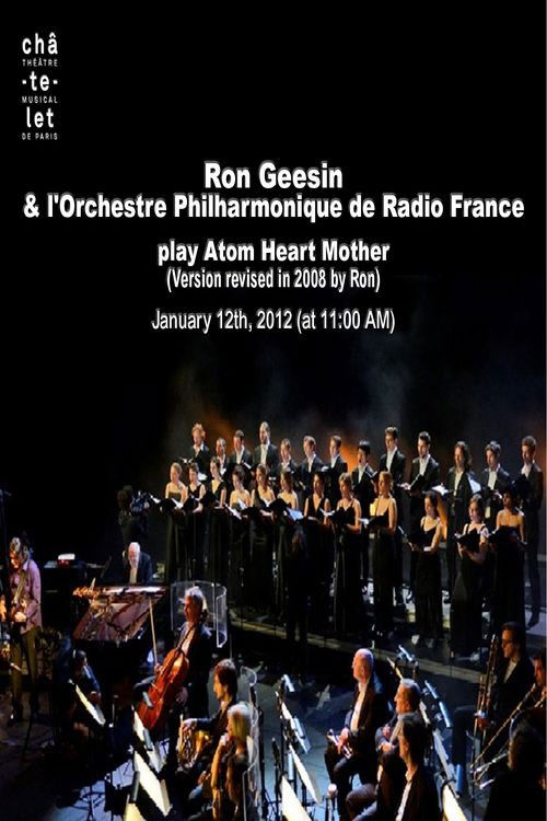 Ron Geesin & l'Orchestre Philharmonique de Radio France Play Atom Heart Mother