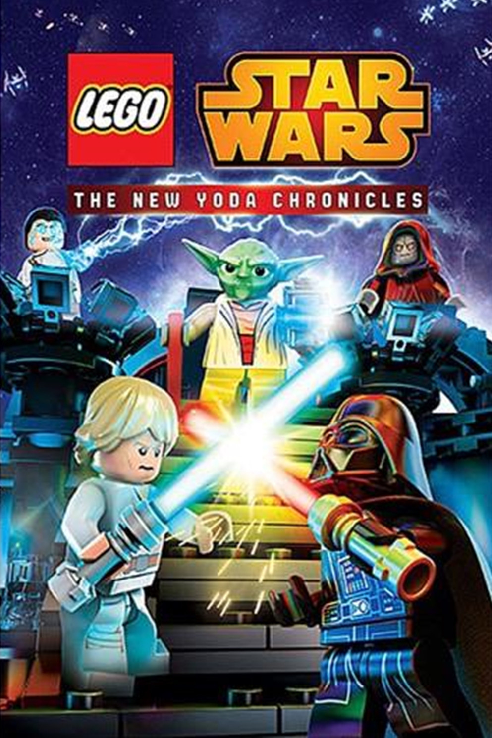 The New Yoda Chronicles poster with Luke, Vader and Yoda