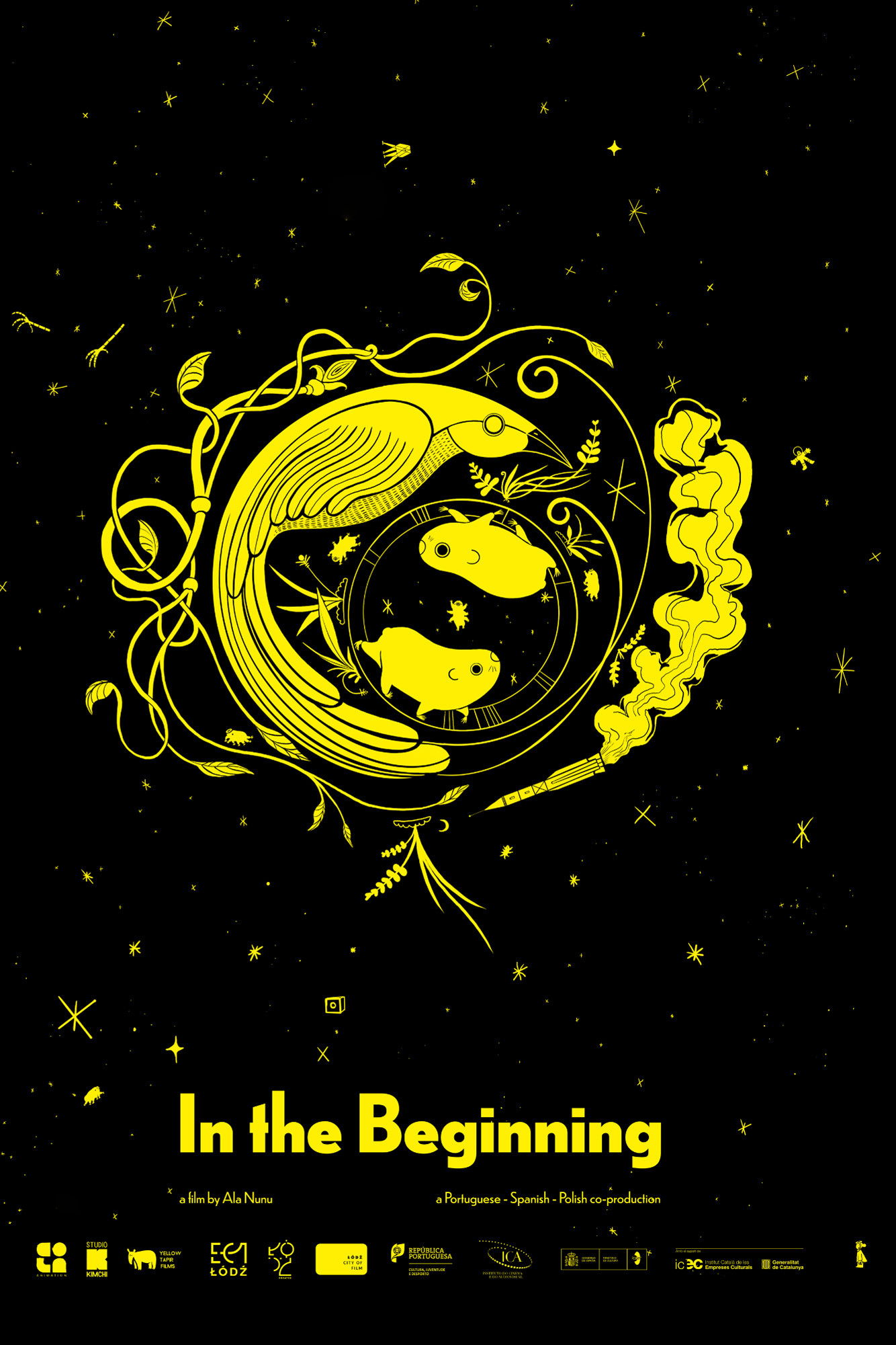 Plakat, der markedsfører In the Beginning