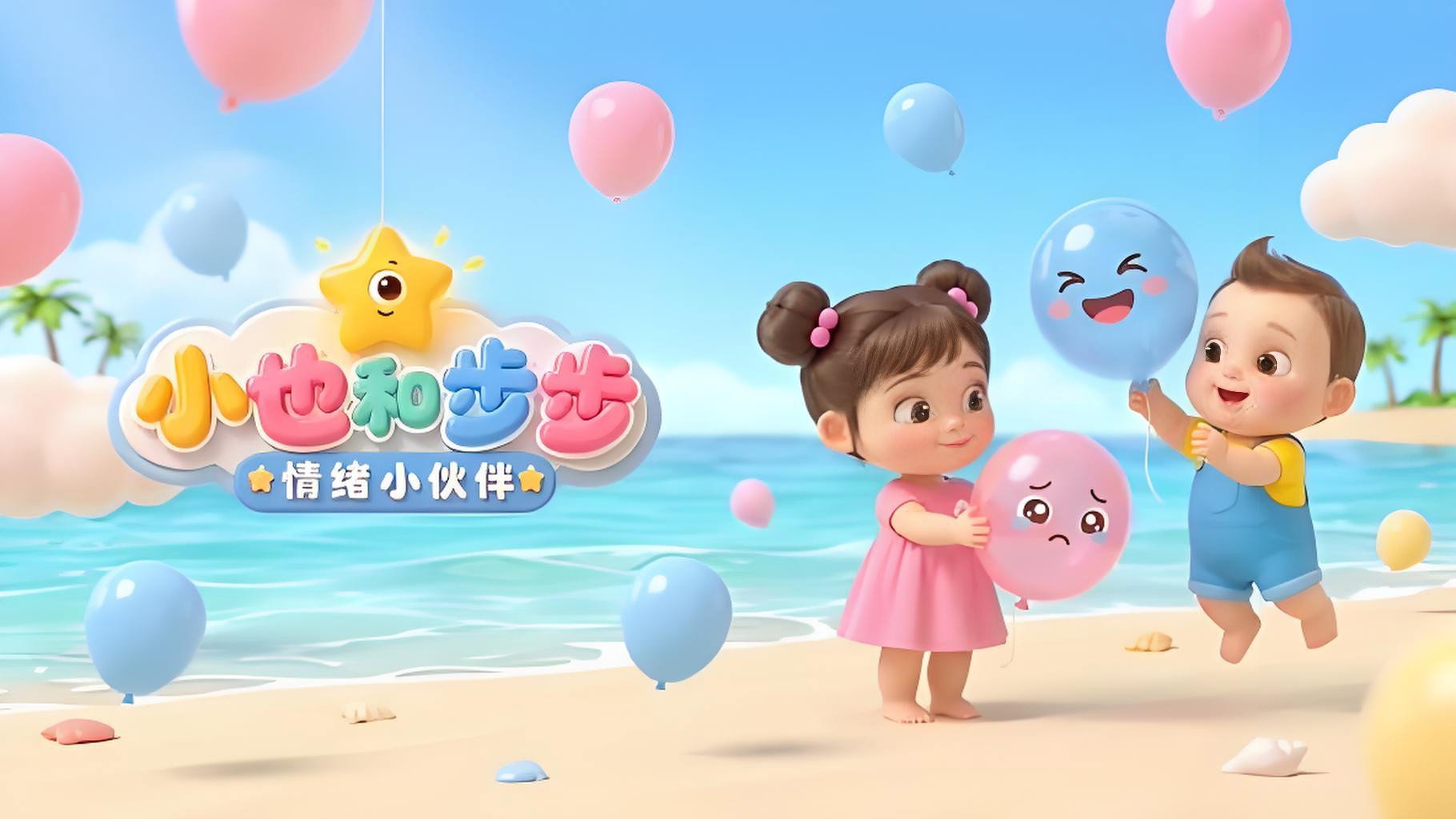 小也和步步 情绪小伙伴
