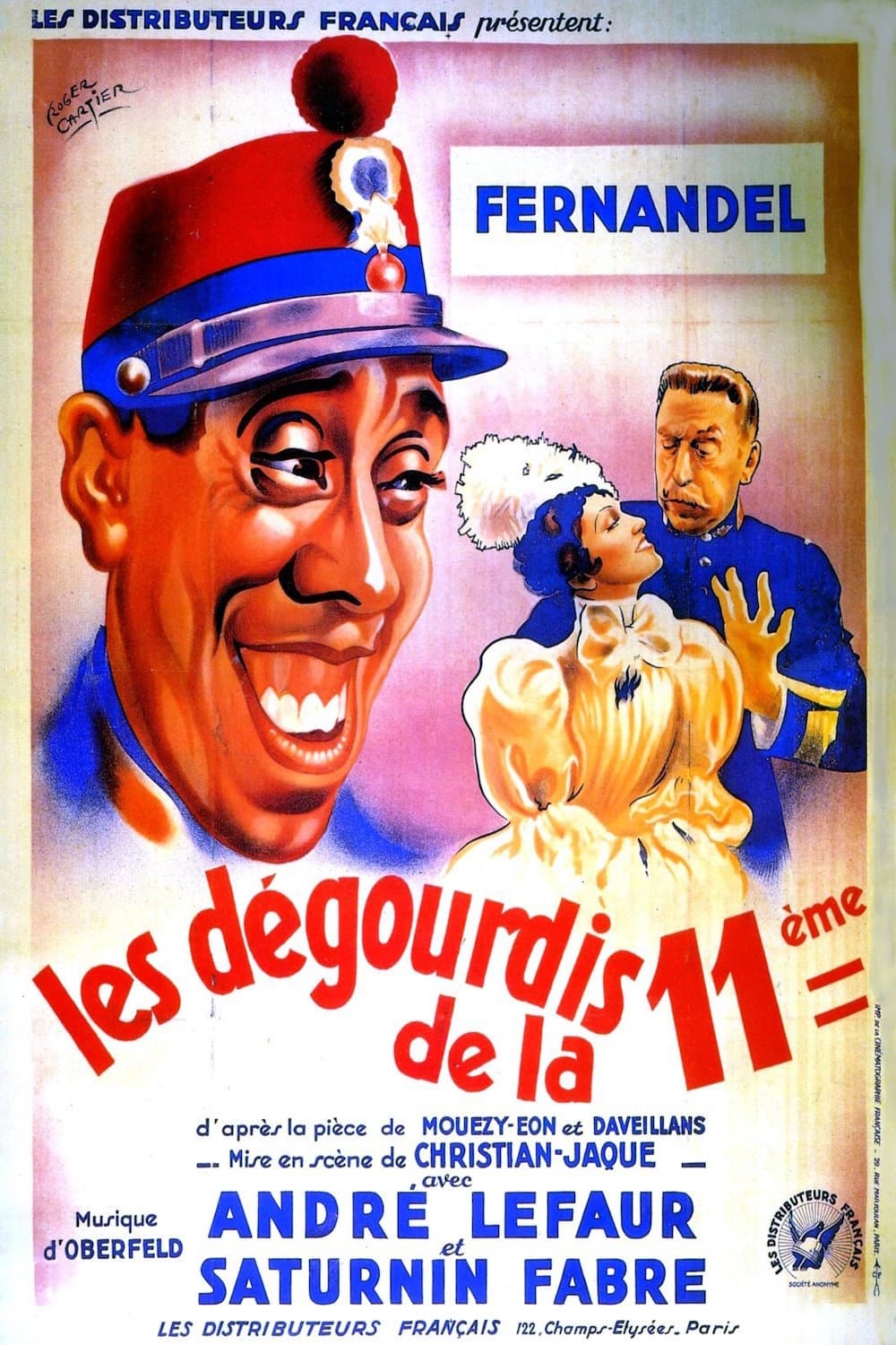 Affiche du film Les Dégourdis de la onzième 25697