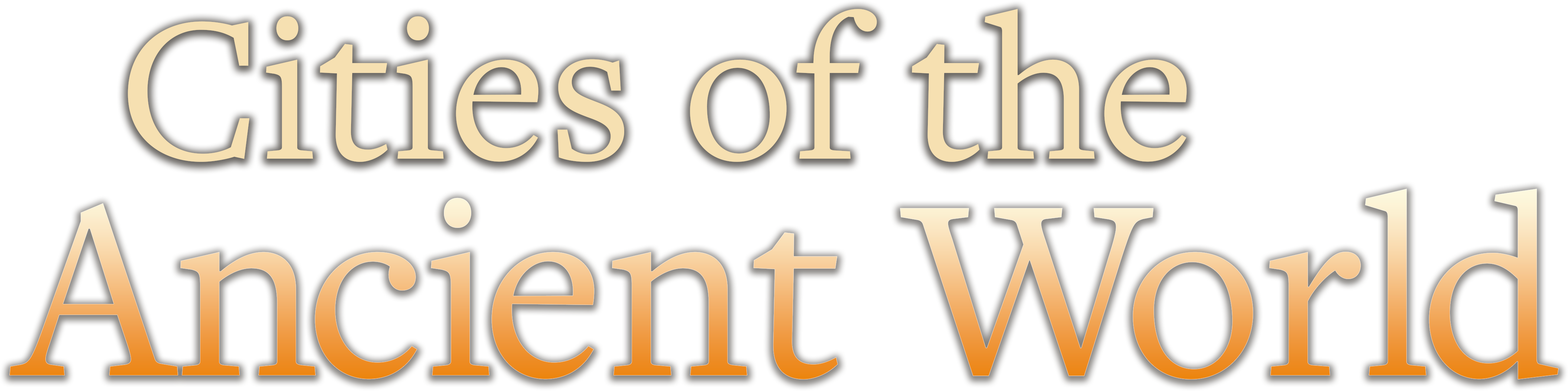 Cities of the Ancient World Logo