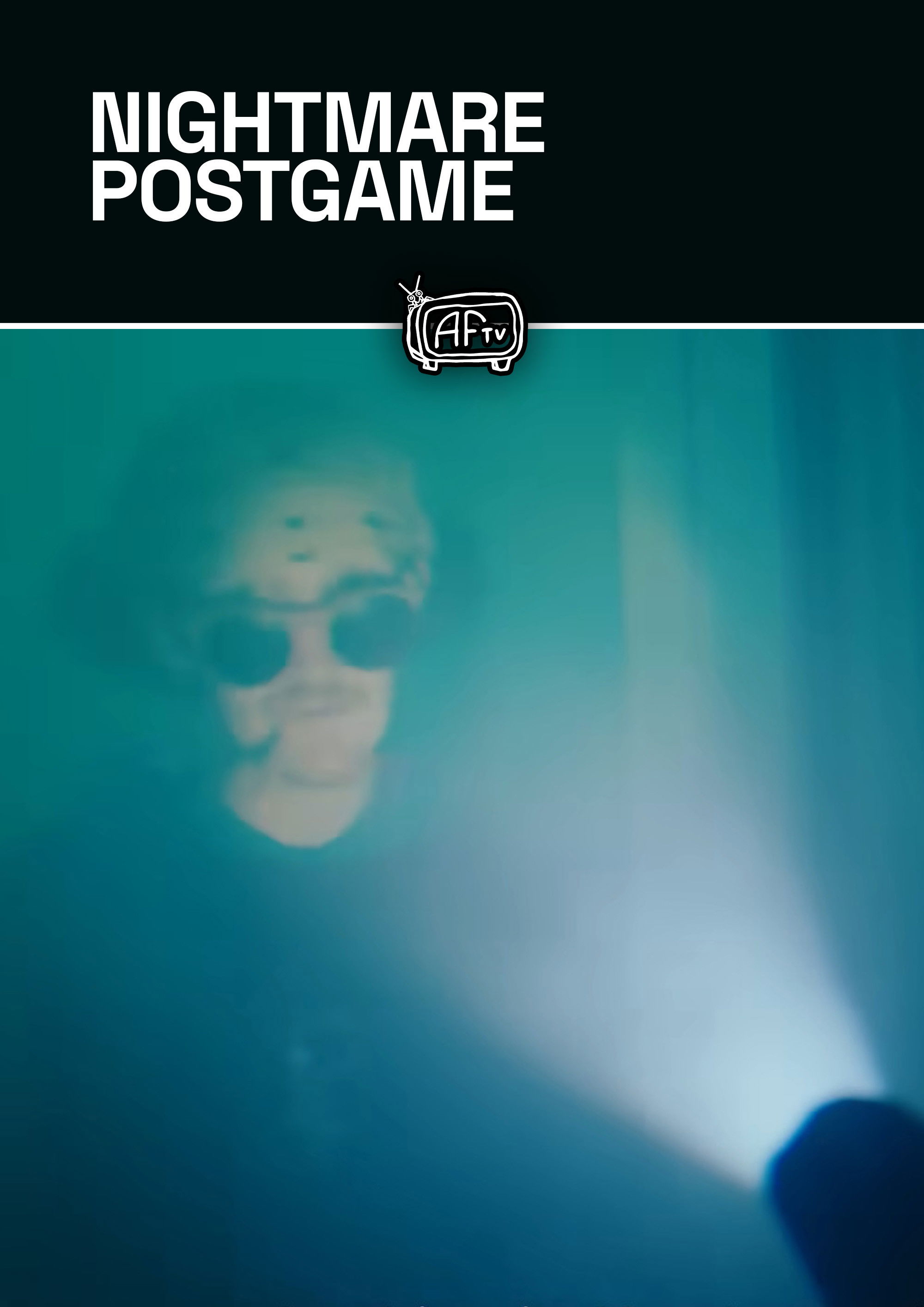 Plakat, der markedsfører NIGHTMARE POSTGAME