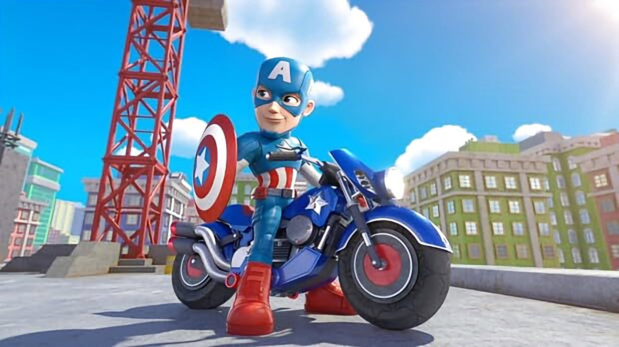 Captain America Lends a Hand