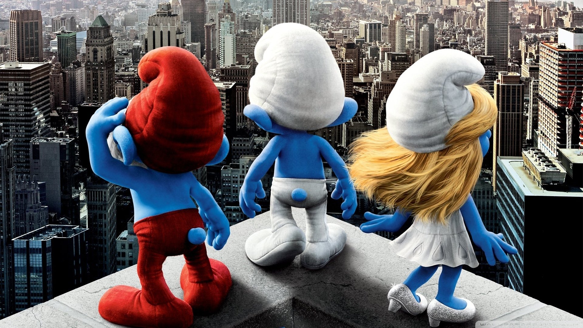 The Smurfs Movie Backdrop