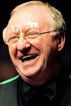 et billede af Dennis Taylor