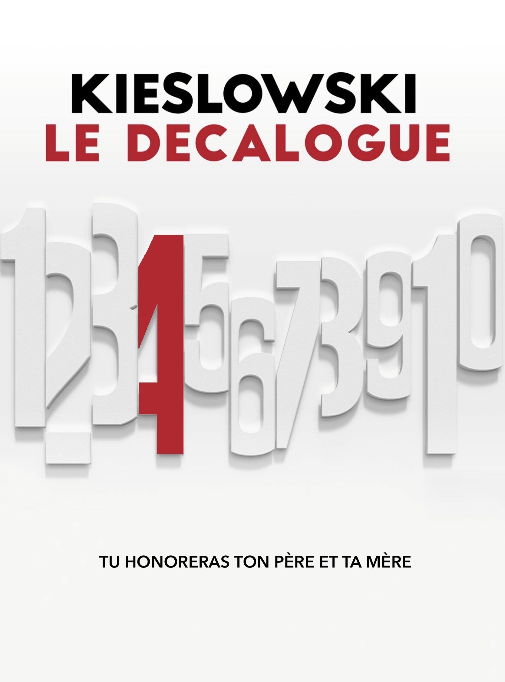 Affiche du film Le Décalogue 4 : Tu honoreras ton père et ta mère 10692