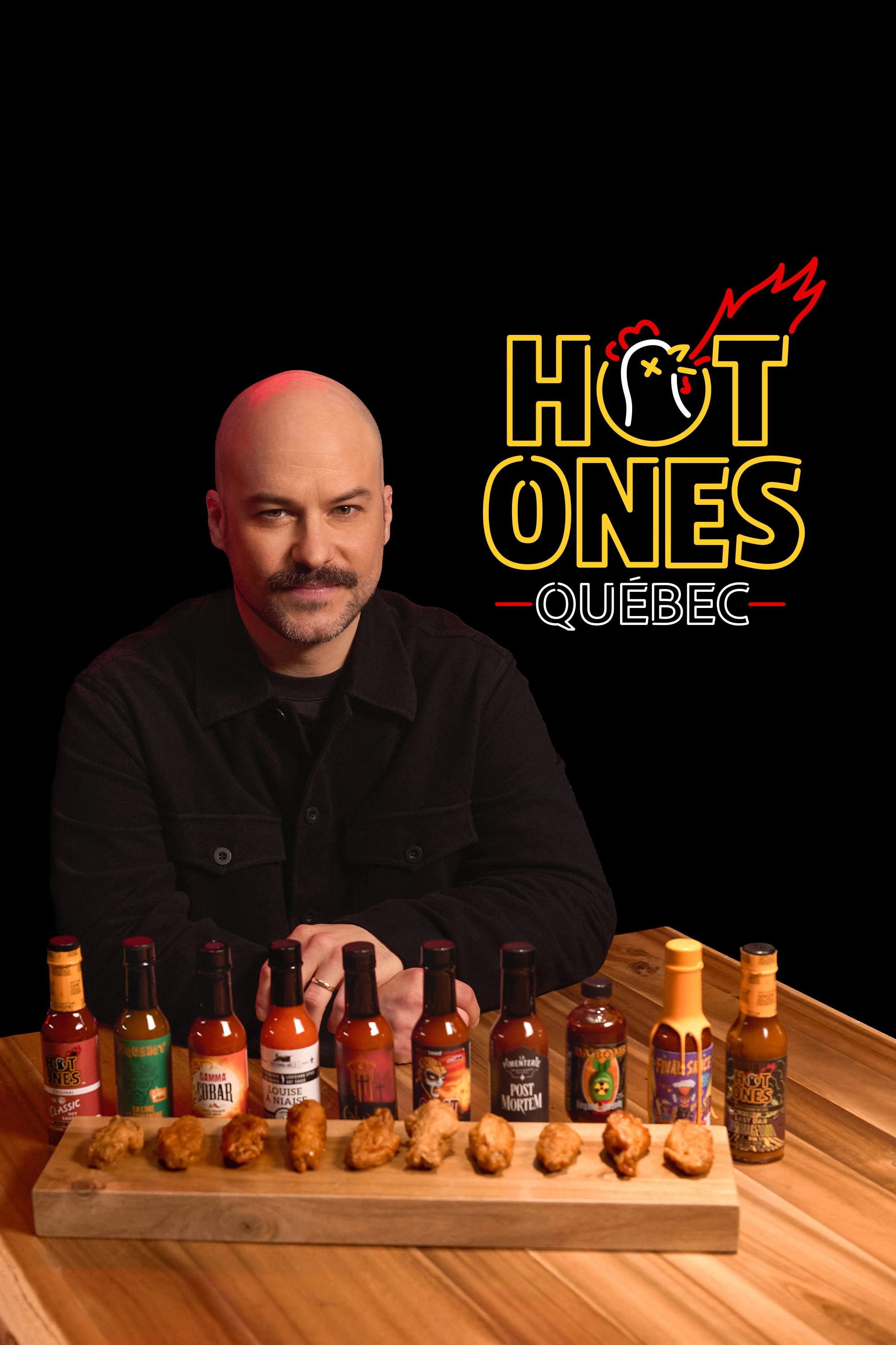 Hot Ones Québec (2024) - Marc-André Grondin Credit Poster