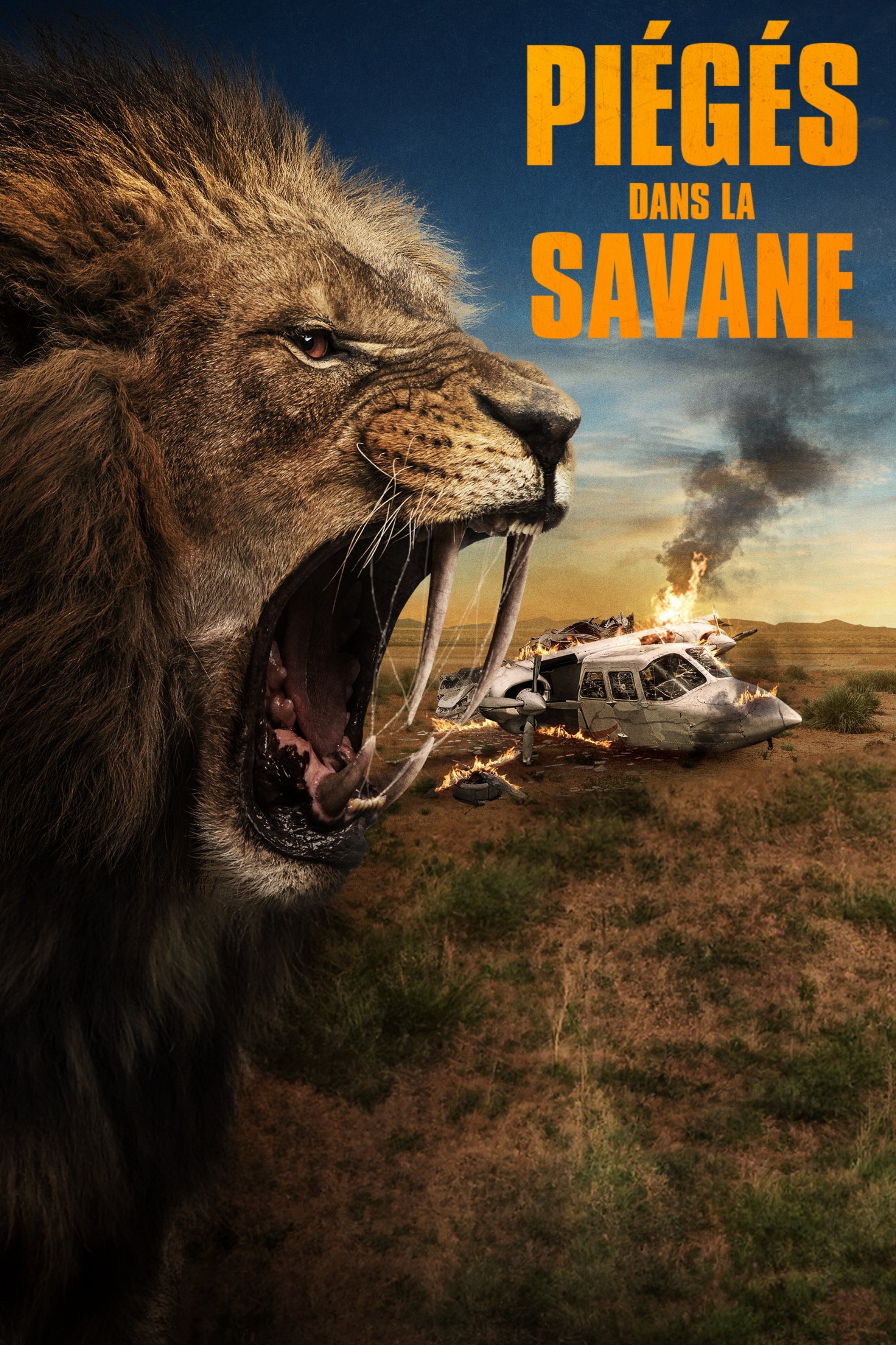 Poster de Piégés dans La Savane