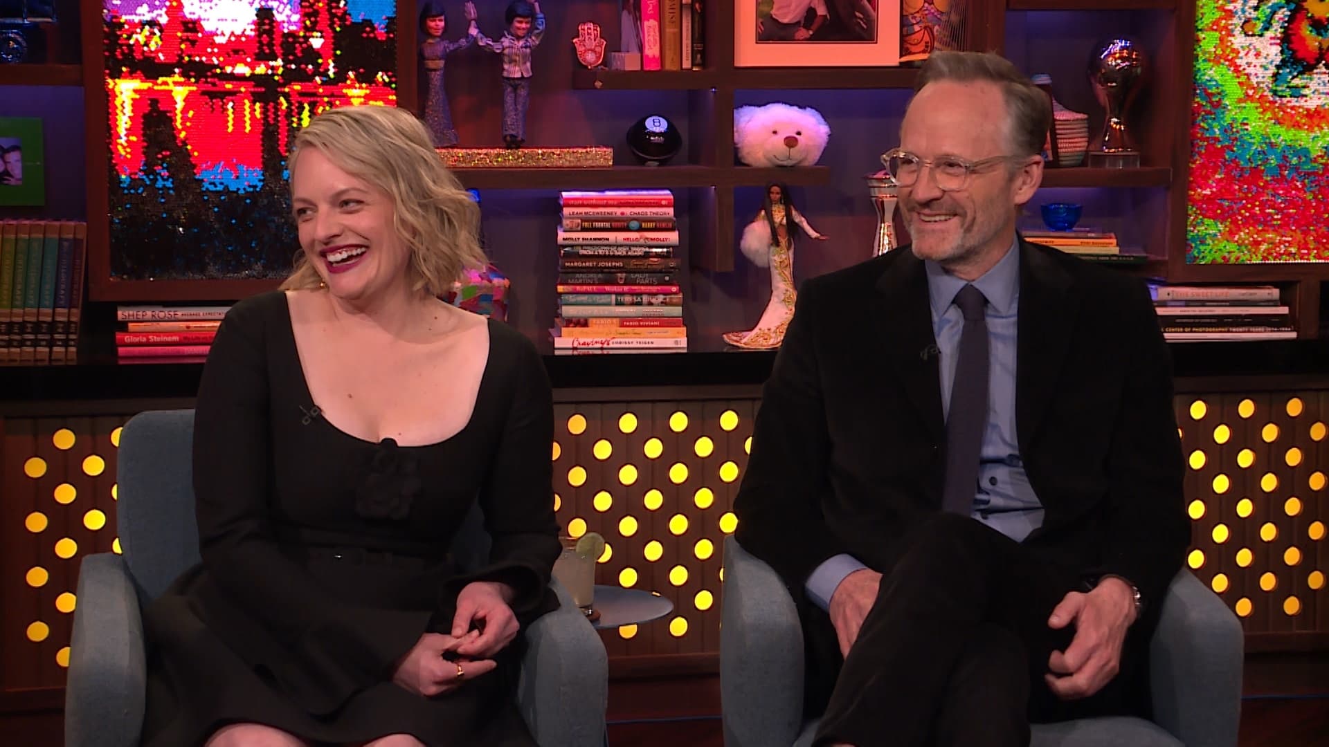 Watch What Happens Live with Andy Cohen Season 19 :Episode 78  Elisabeth Moss & John Benjamin Hickey