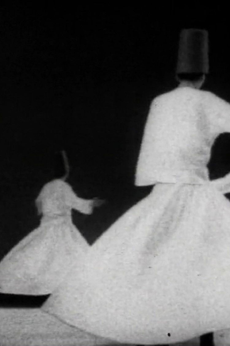 Plakat, der markedsfører Mevlevi - Les Derviches tourneurs