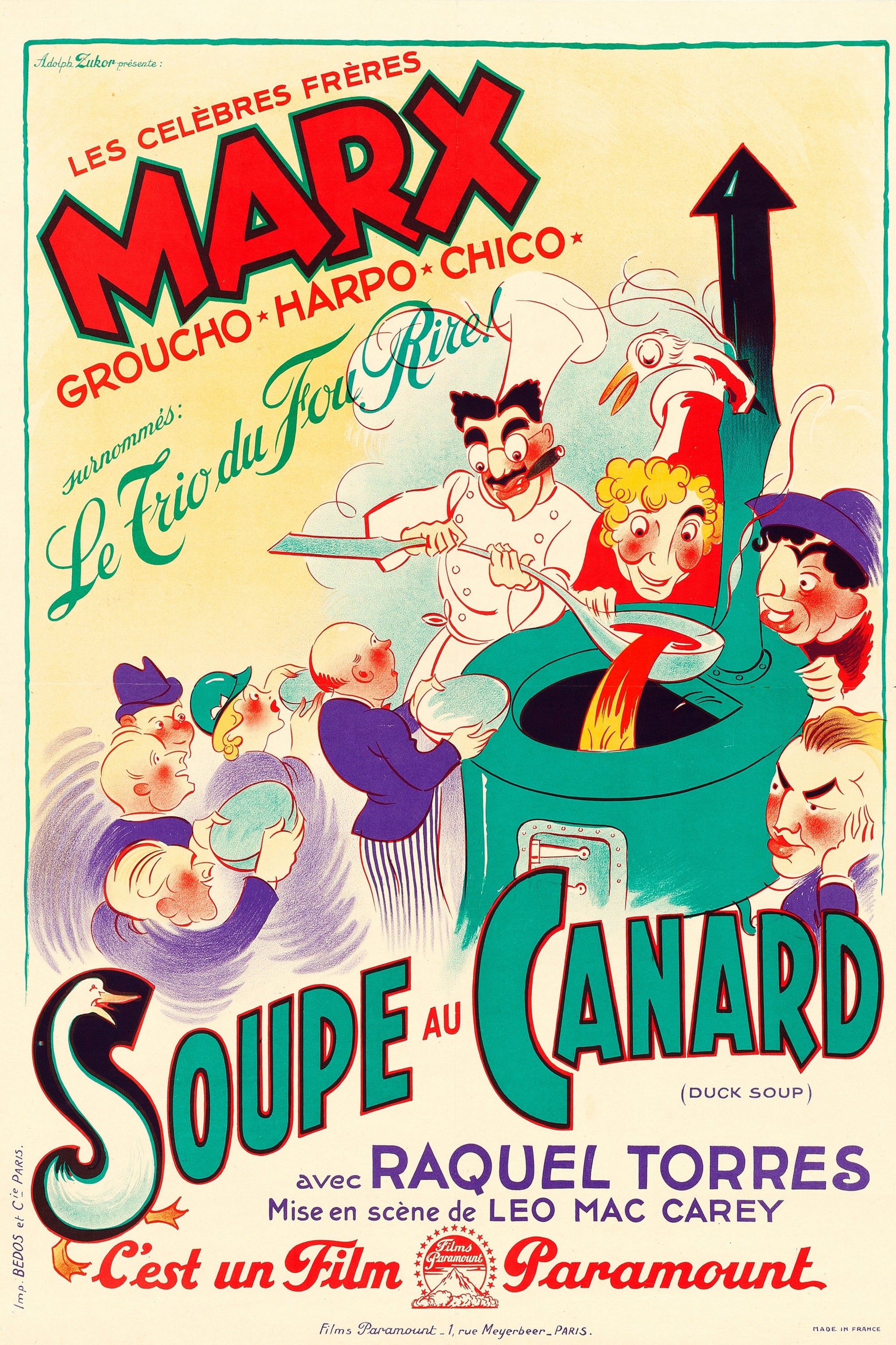 Affiche du film Soupe au canard 527