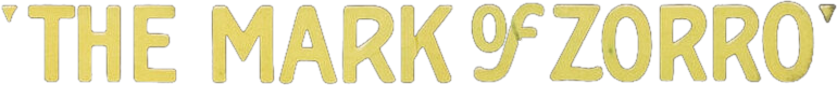 The Mark of Zorro