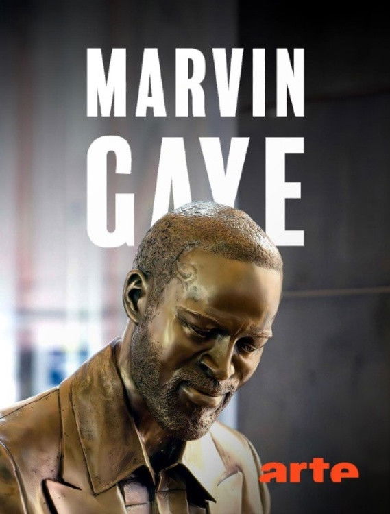 Plakat, der markedsfører Marvin Gaye - Visionär des Soul
