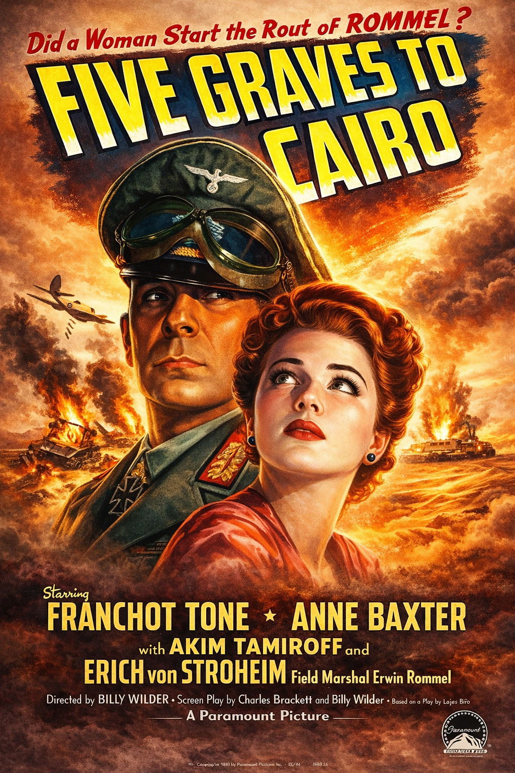 EN - Five Graves To Cairo (1943)