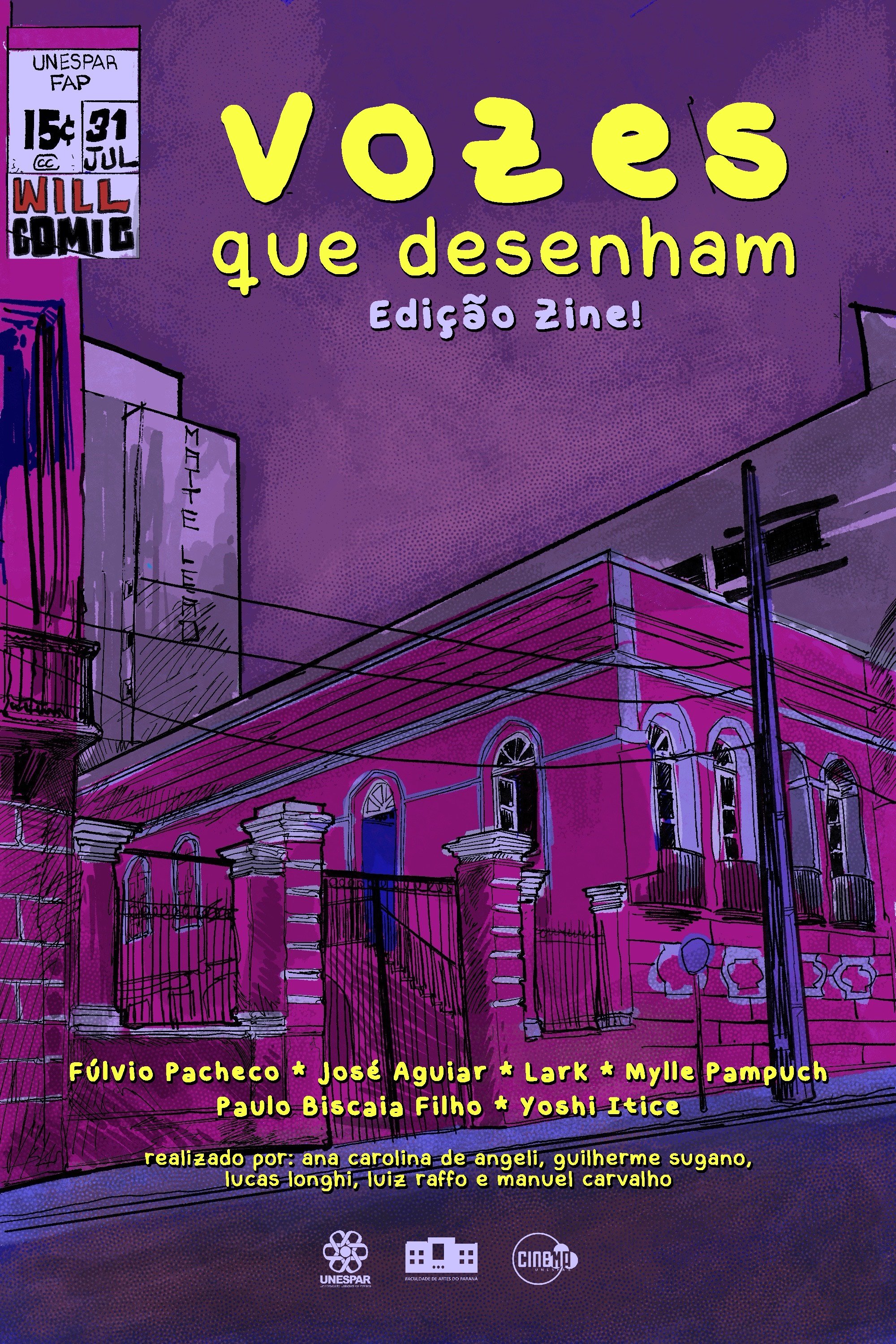 Vozes que Desenham: Edi&ccedil;&atilde;o Zine!