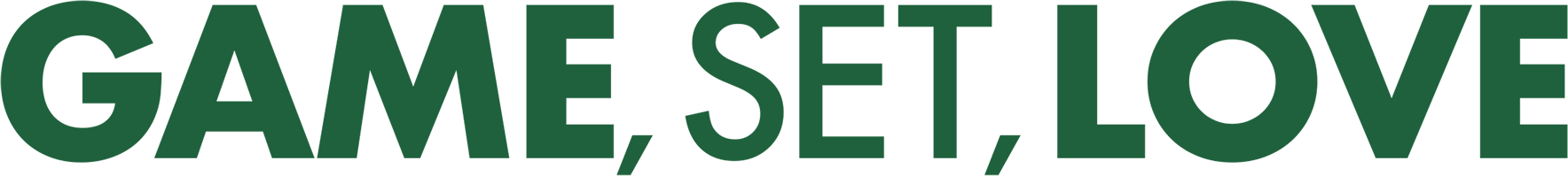 Game, Set, Love Logo