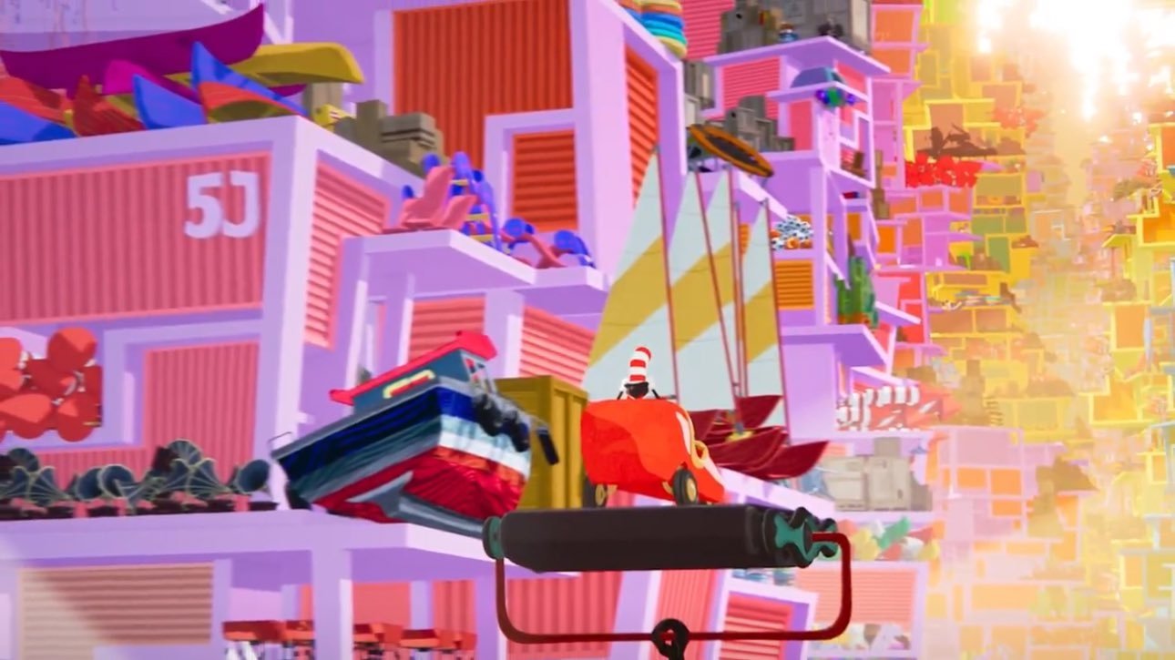 The Cat in the Hat backdrop