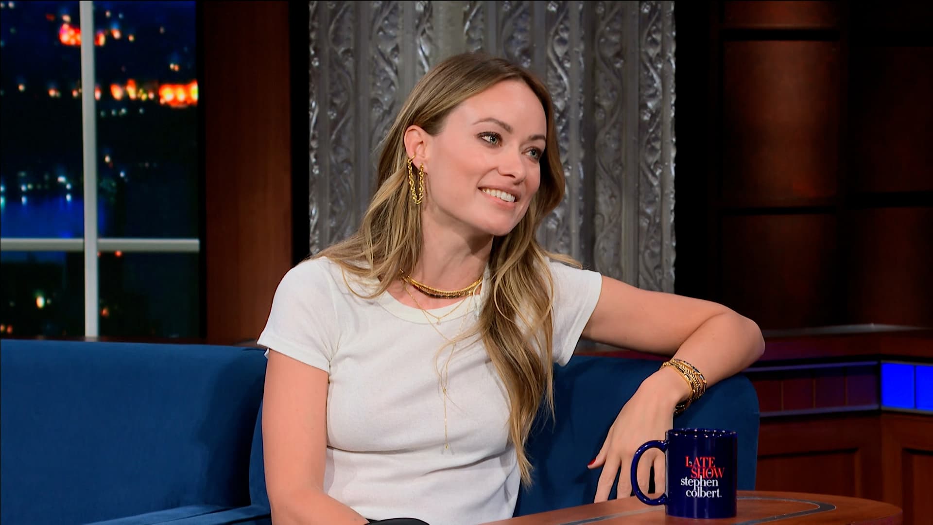 The Late Show with Stephen Colbert Season 8 :Episode 9  Olivia Wilde, Dmytro Kuleba