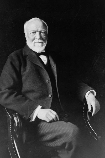 et billede af Andrew Carnegie