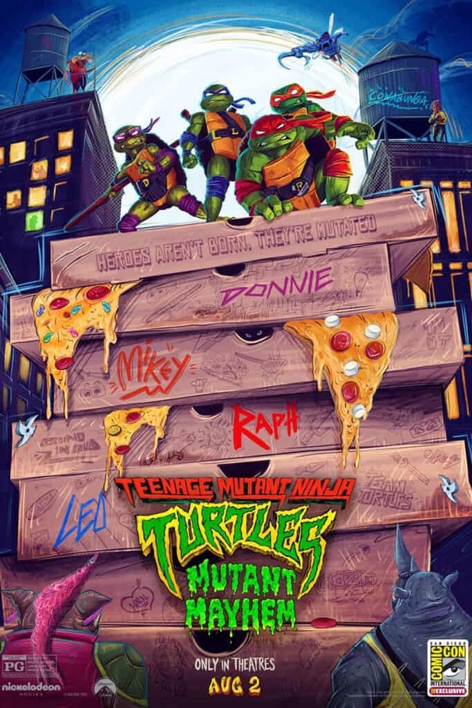 WATCH !! Teenage Mutant Ninja Turtles: Mutant Mayhem (2023) FULLMOVIE ONLINE FREE ENGLISH/Dub/SUB Animation STREAMINGS Movie Poster