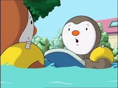 T'choupi à la piscine