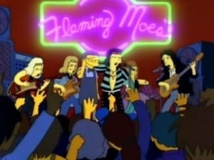The Simpsons Season 3 :Episode 10  Flaming Moe's