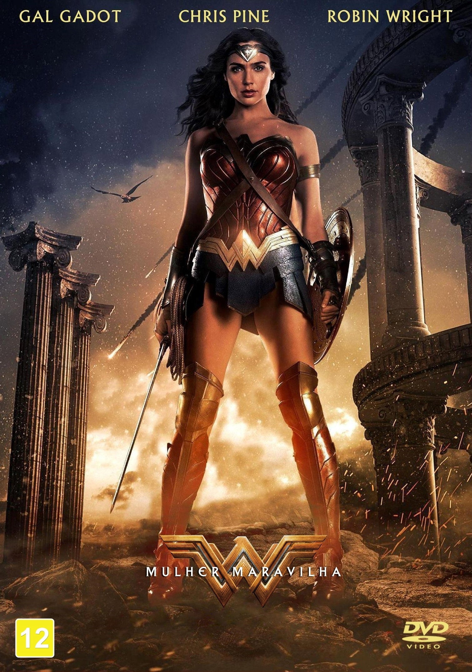 Action Figure NECA Wonder Woman (Film 2017) 1/4 Scala 46 Cm - Diana Prince / Gal Gadot Con Spada E Scudo