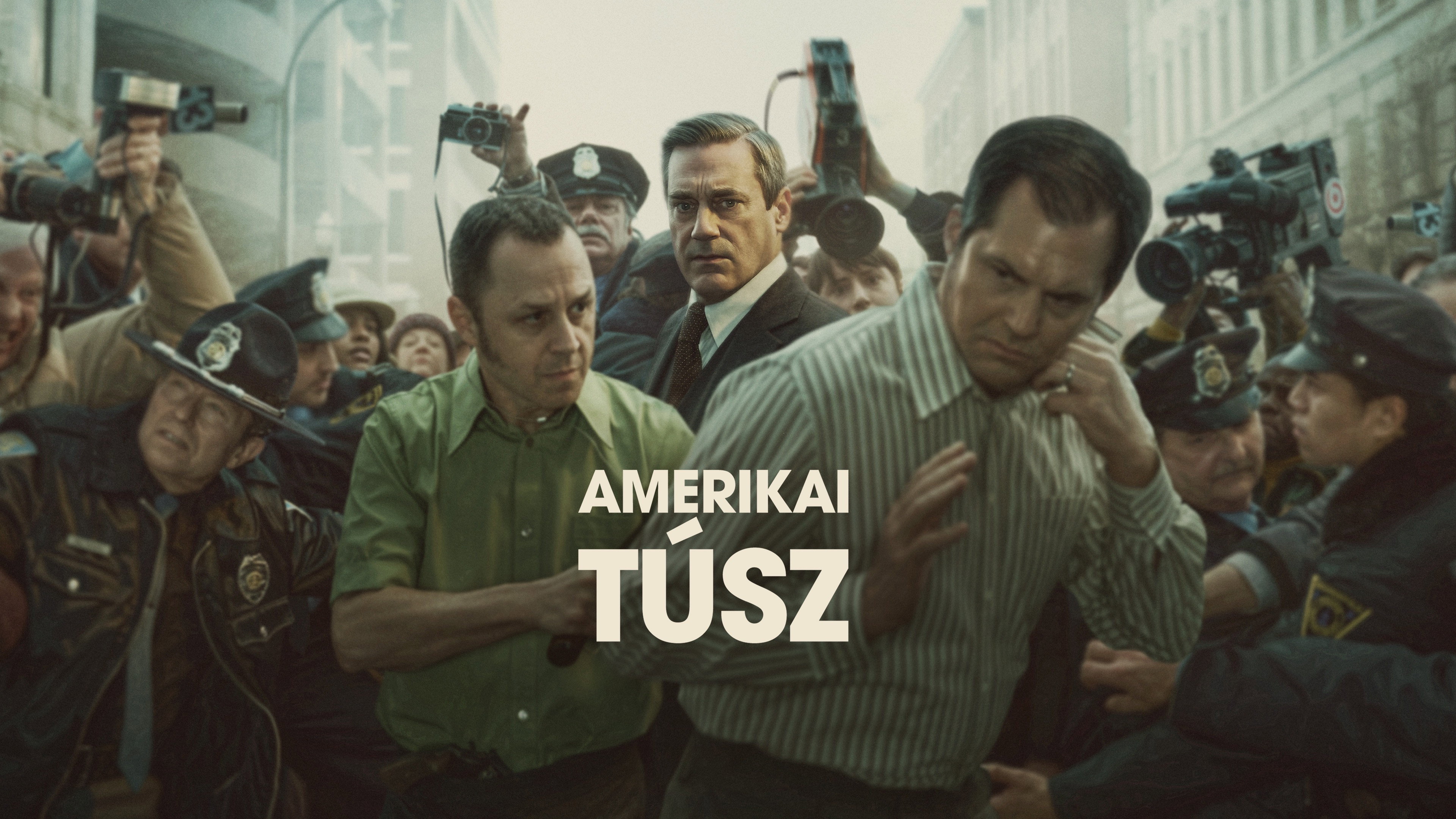 American Hostage backdrop