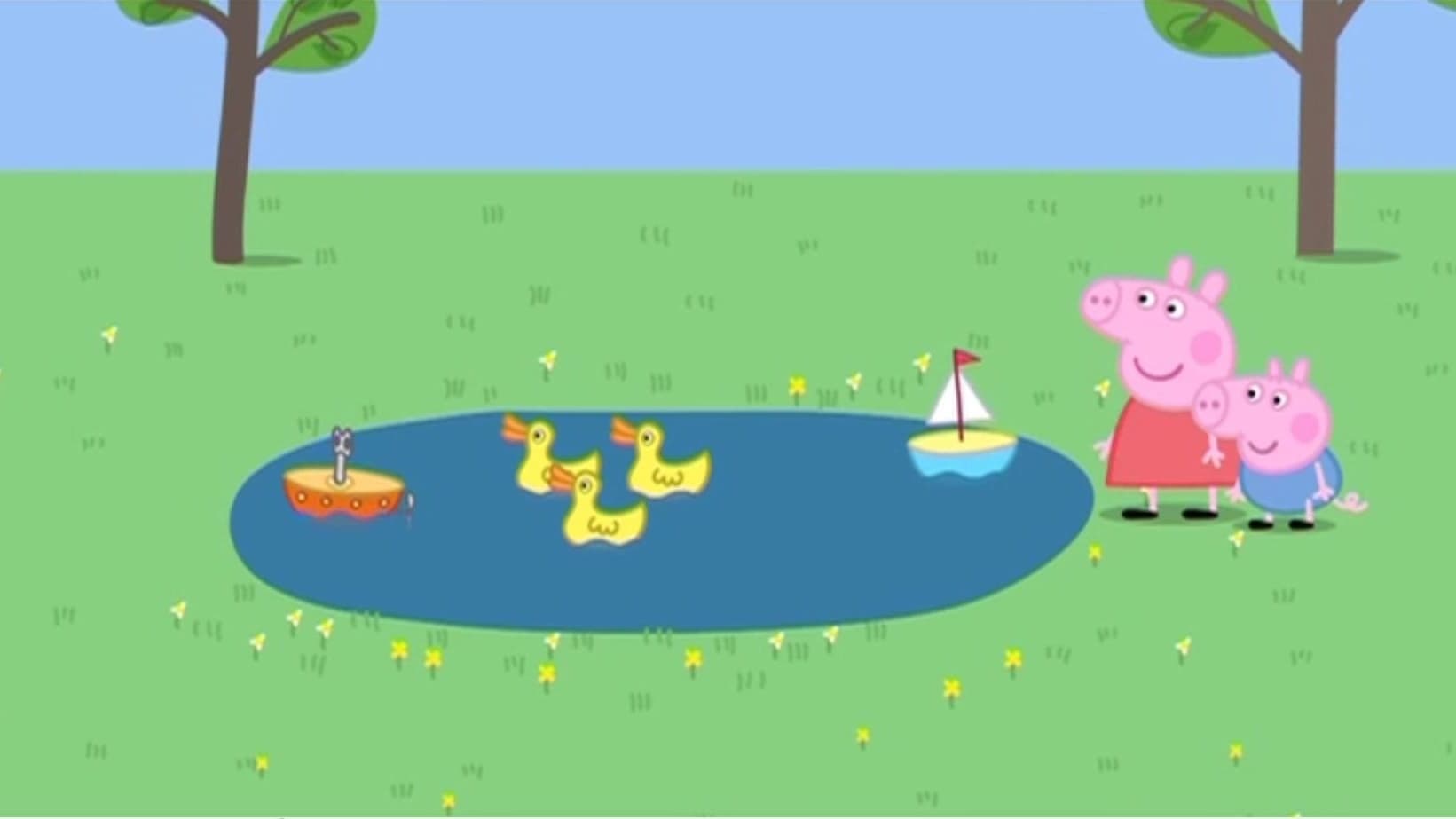 Peppa Pig Season 2 :Episode 12  The Boat Pond