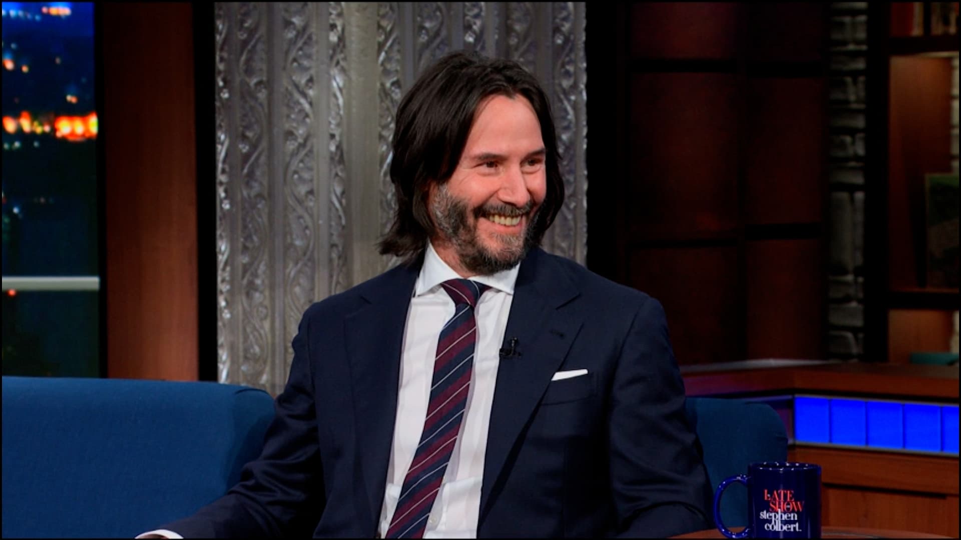 The Late Show with Stephen Colbert Season 7 :Episode 59  Keanu Reeves, Brett Eldredge