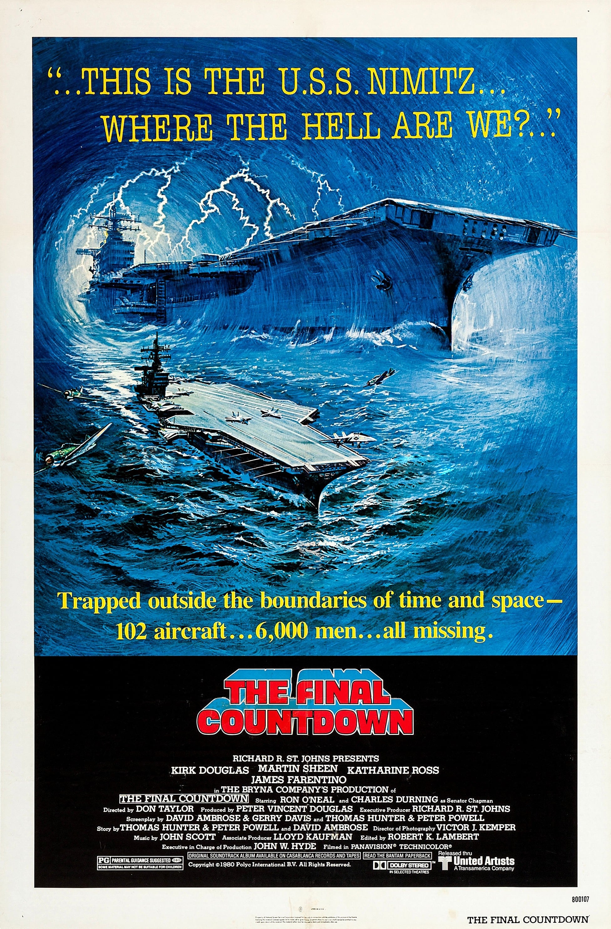 The Final Countdown (1980) - Posters — The Movie Database (TMDb)