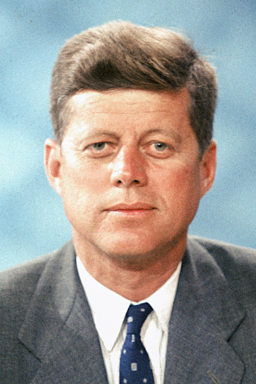 et billede af John F. Kennedy