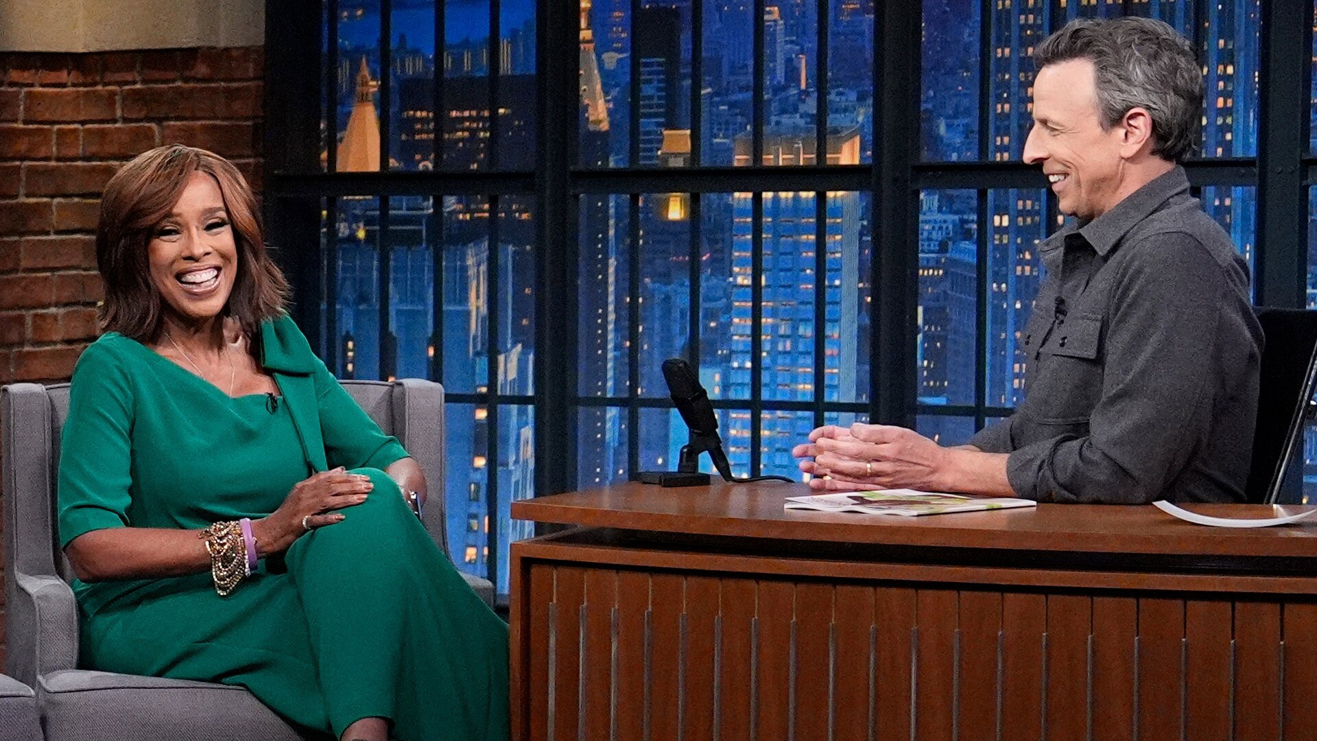 Late Night with Seth Meyers Season 12 :Episode 25  Gayle King, Rebecca Ferguson
