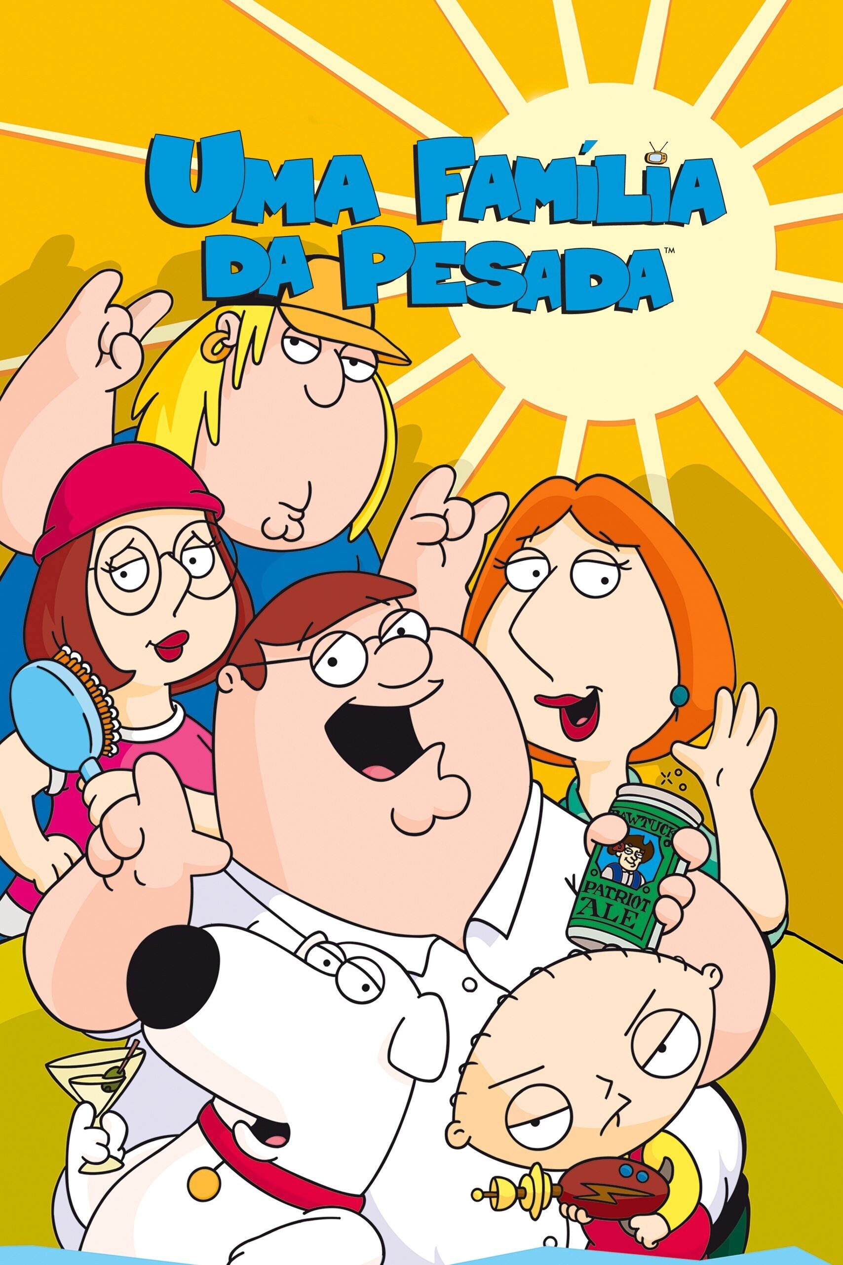 Capa da 1º temporada da série Uma Família da Pesada