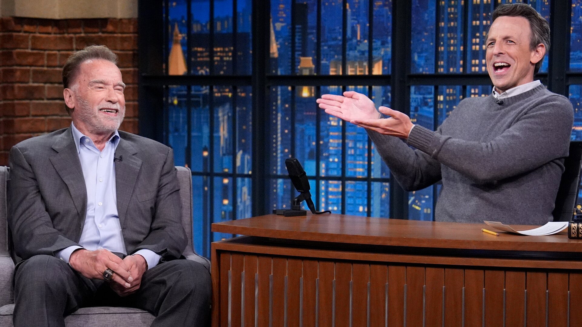Late Night with Seth Meyers Season 12 :Episode 103  Arnold Schwarzenegger, Barry Diller