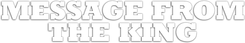 Message from the King Logo