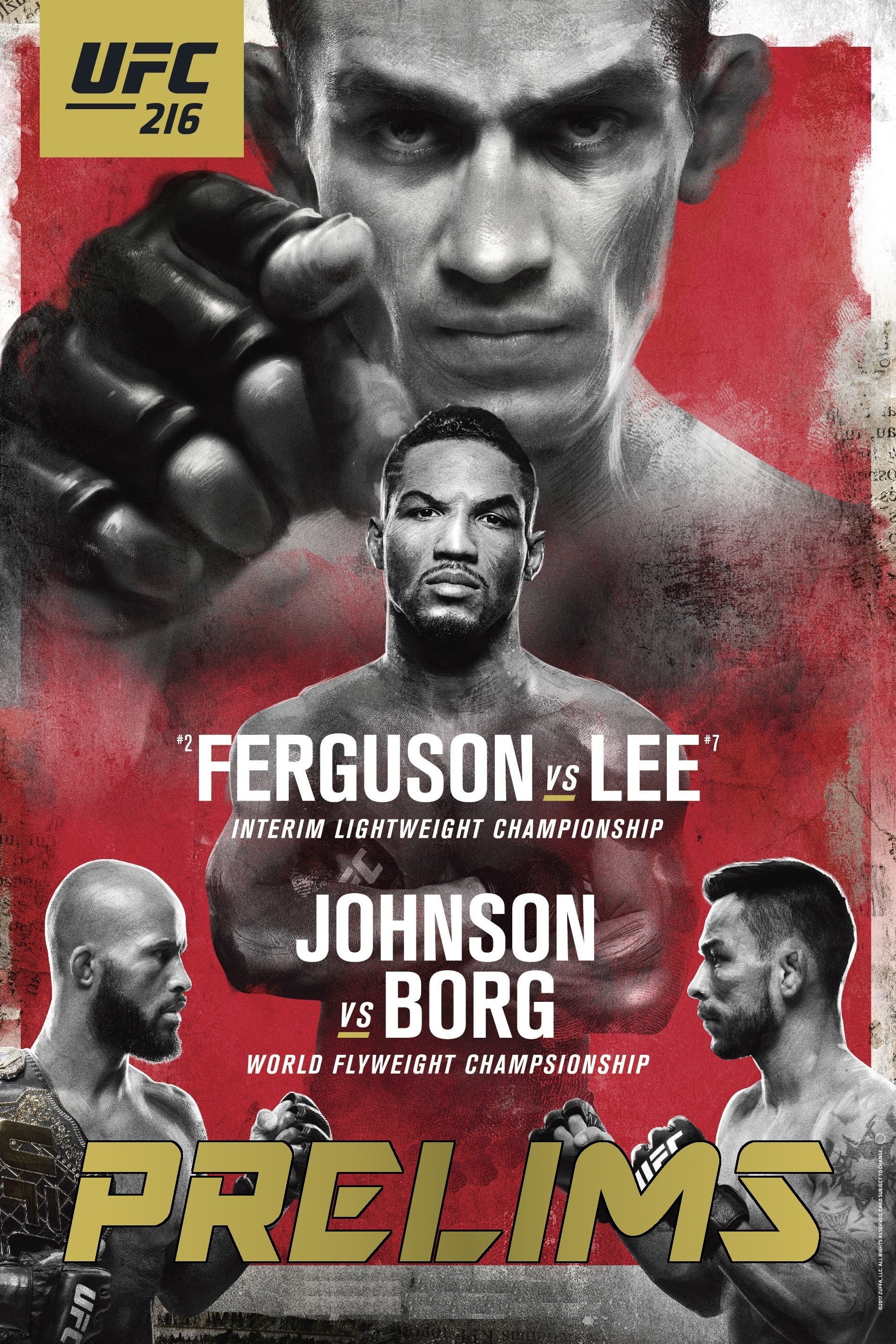 UFC 216: Ferguson vs. Lee