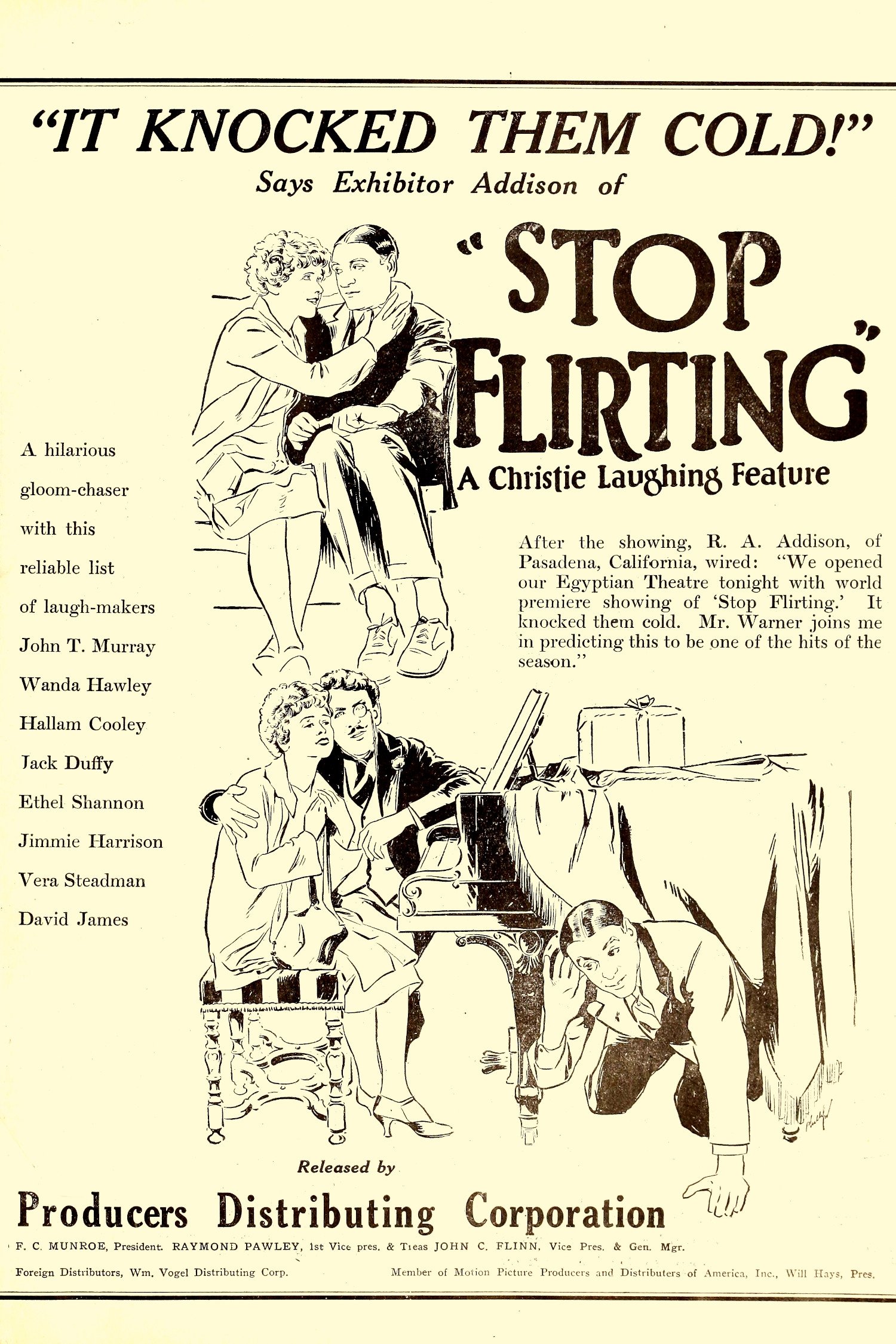Stop Flirting