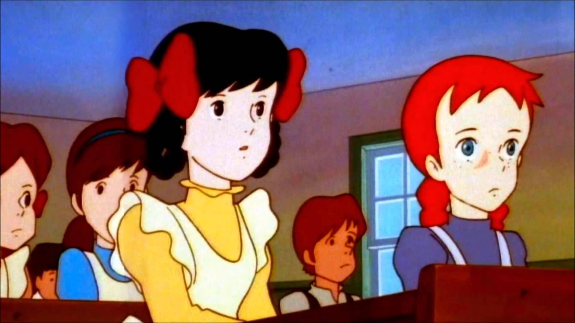 Anna Dai Capelli Rossi - Anna Trova Un'Amica Backdrop Blur