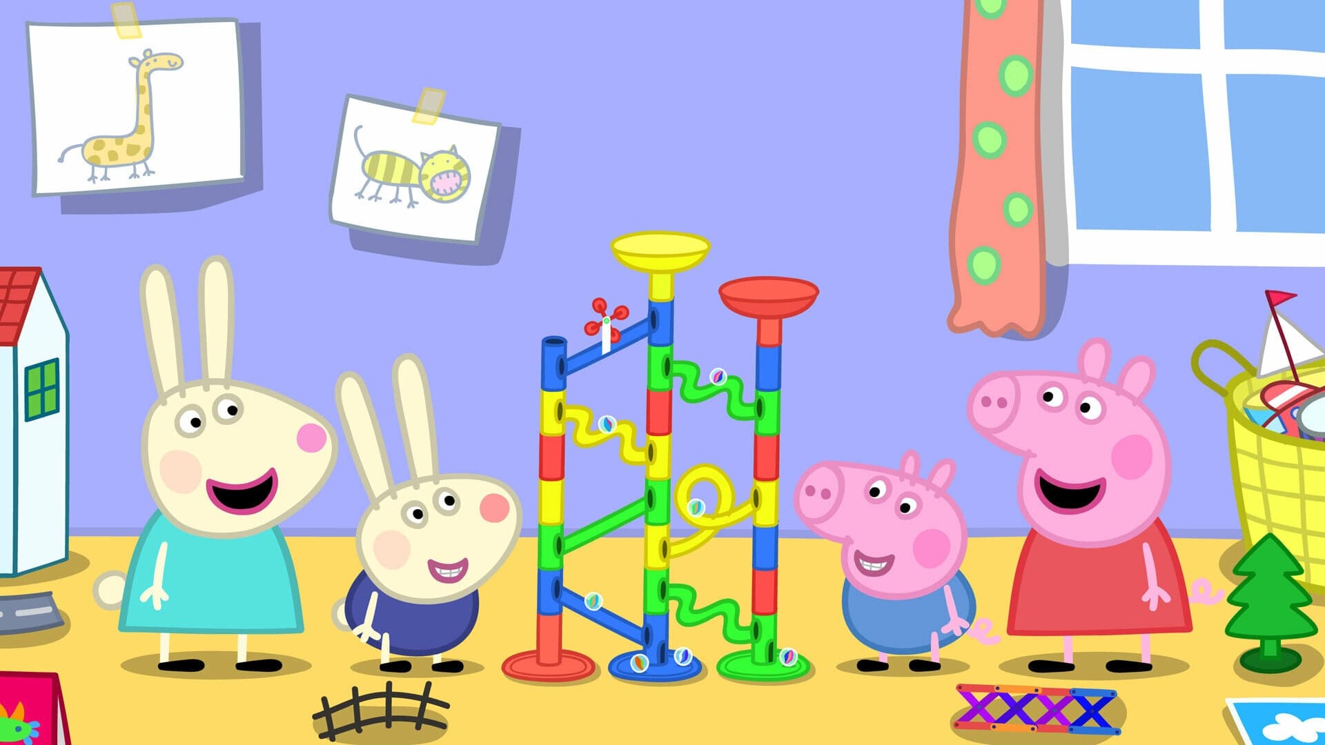 Peppa Pig Season 6 :Episode 11  The Marble Run