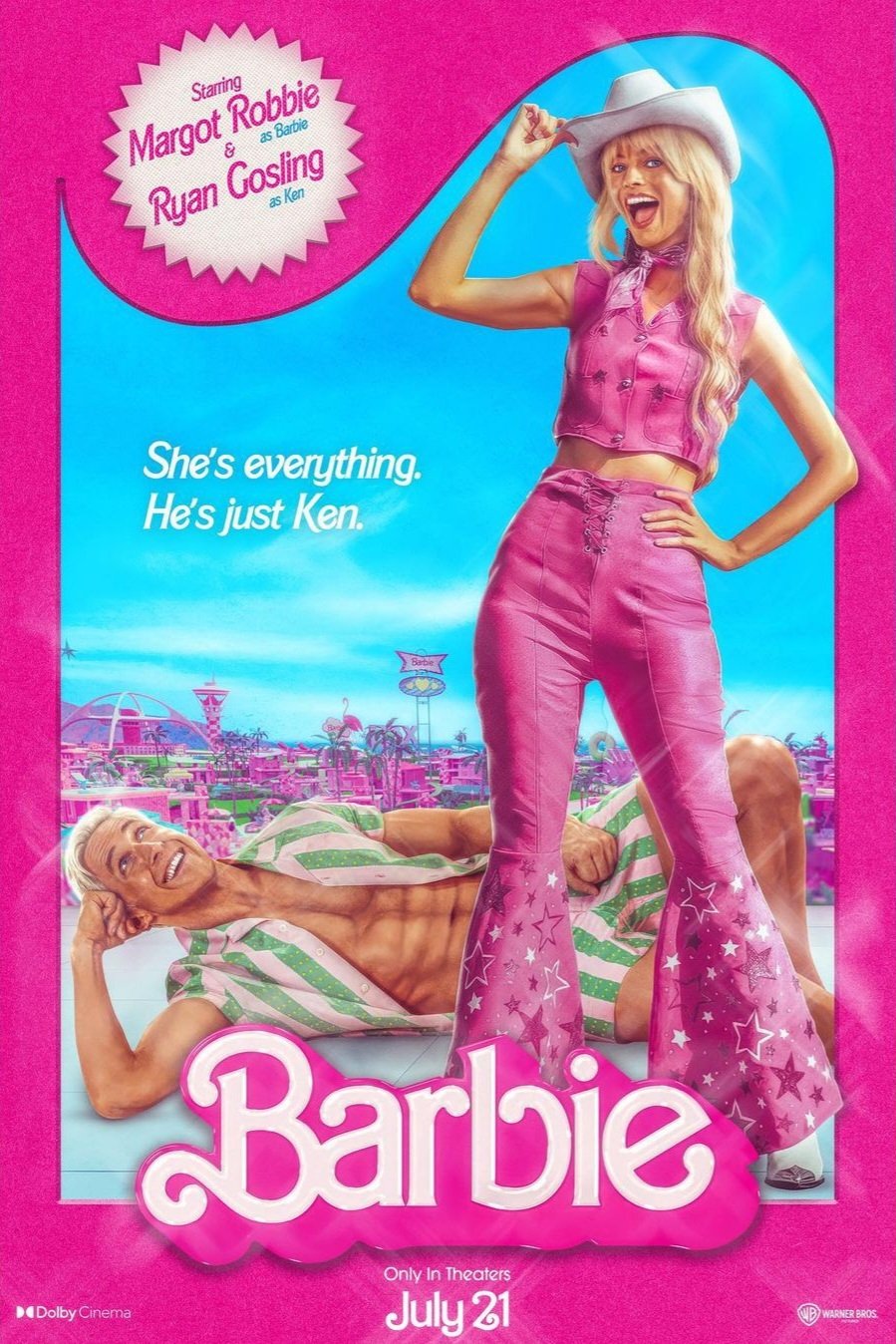 WATCH !! Barbie (2023) FULLMOVIE ONLINE FREE ENGLISH/Dub/SUB Comedy STREAMINGS Movie Poster