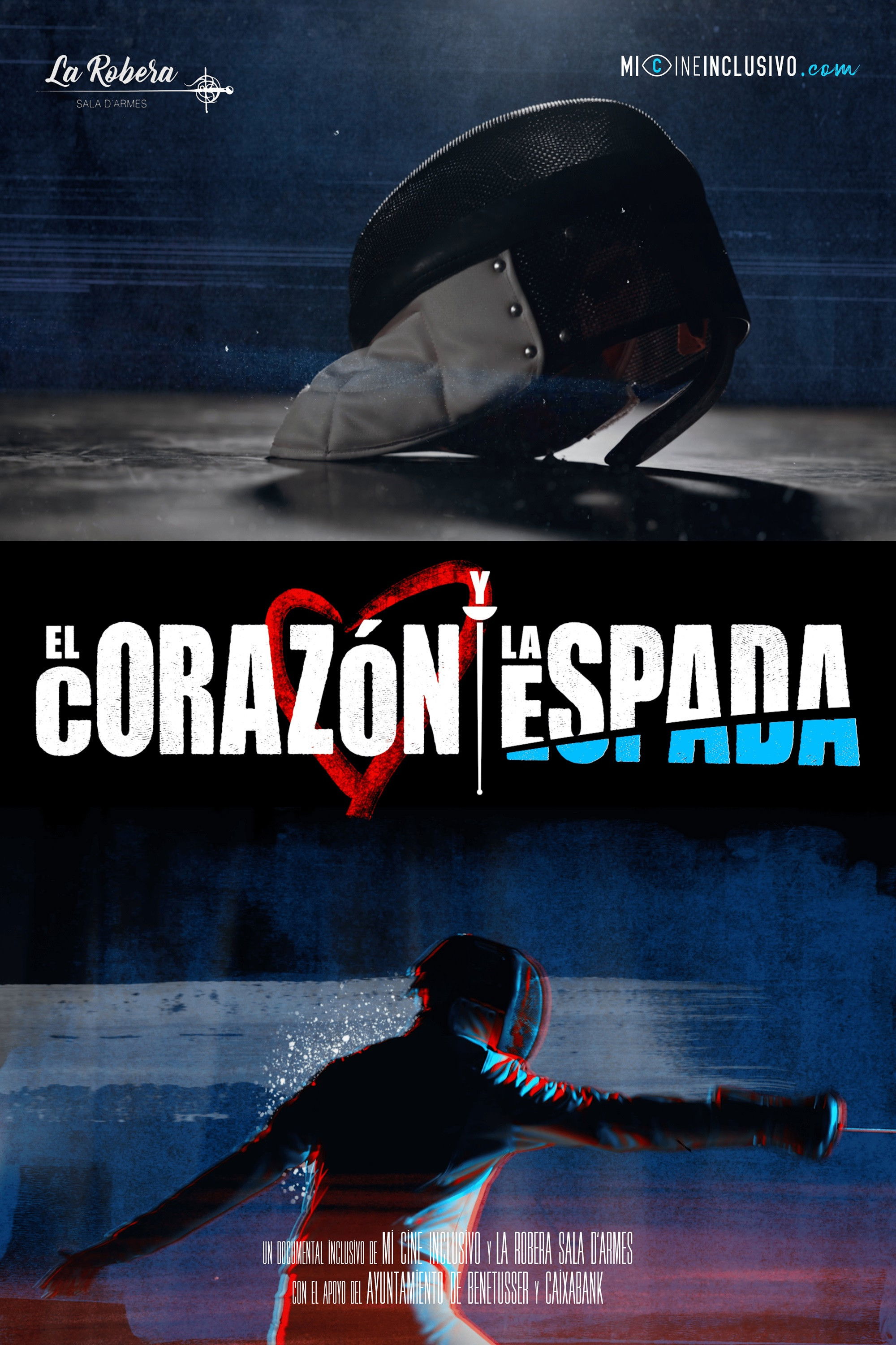 Plakat, der markedsfører El corazón y la espada