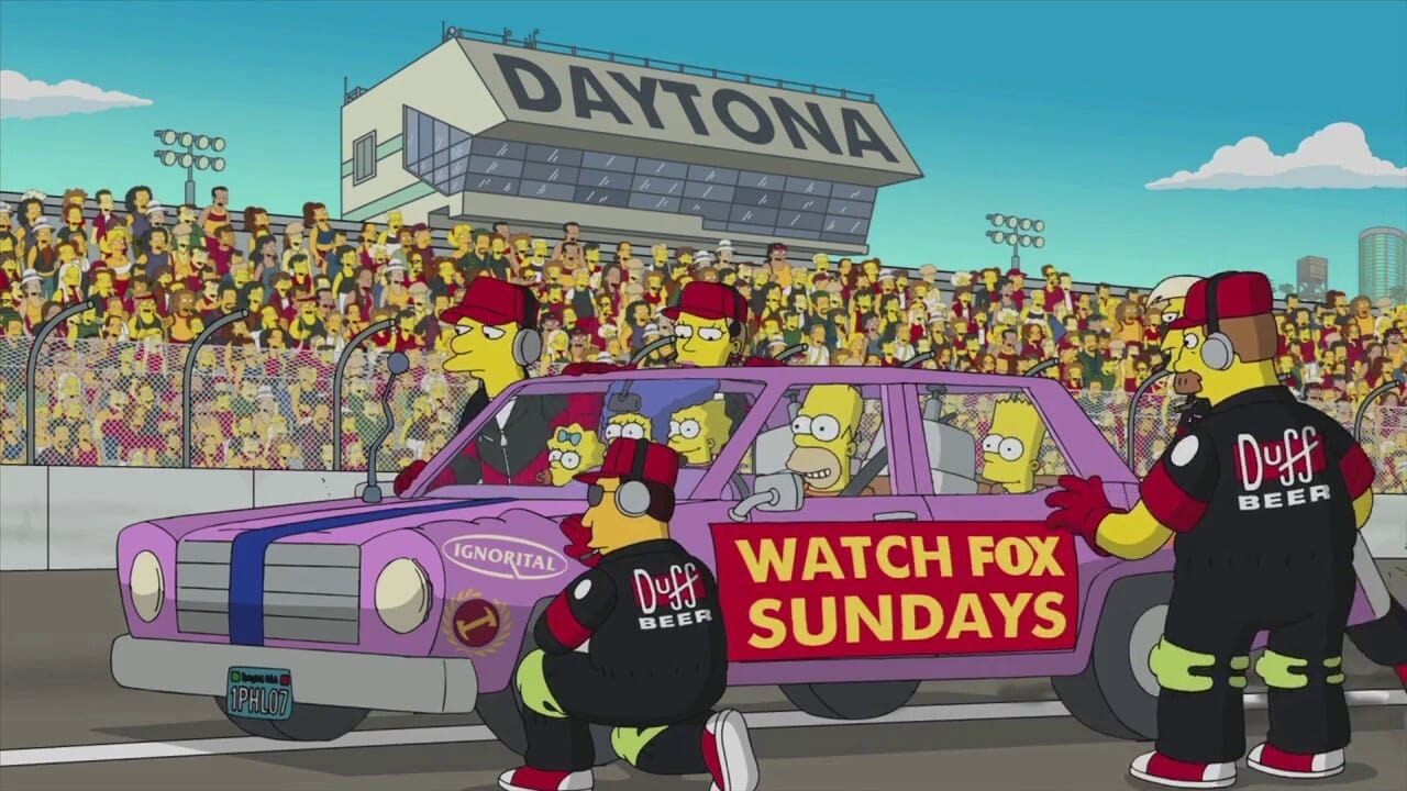 The Simpsons Season 0 :Episode 73  Join The Simpsons at the Daytona 500
