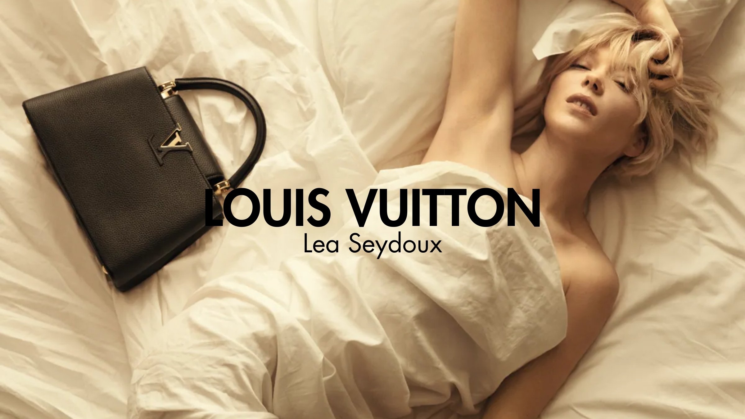 LOUIS VUITTON AVEC LEA SEYDOUX background