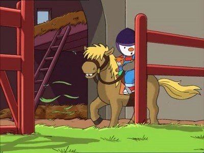 T'choupi fait du poney
