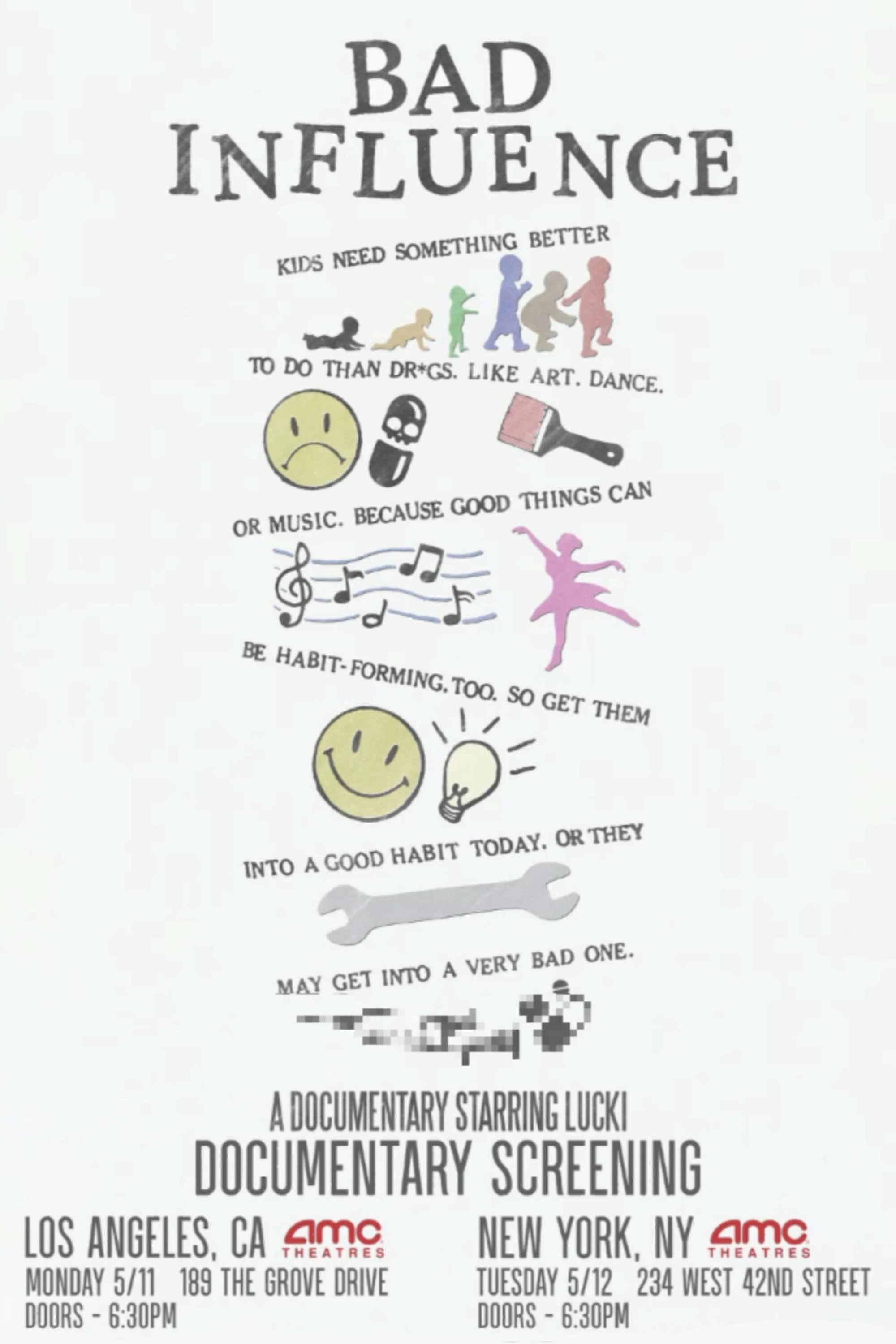 Bad Influence Poster