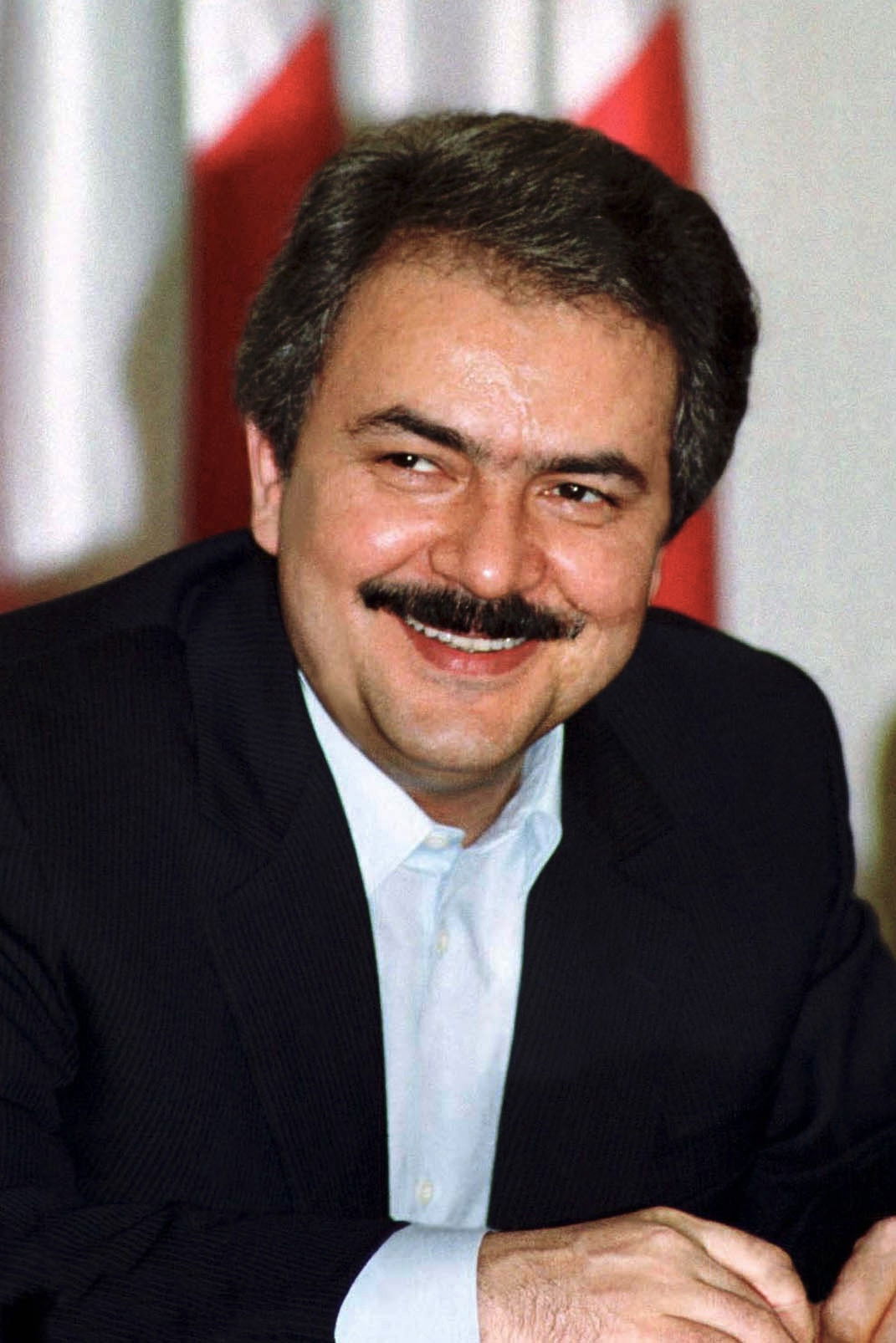 et billede af Massoud Rajavi