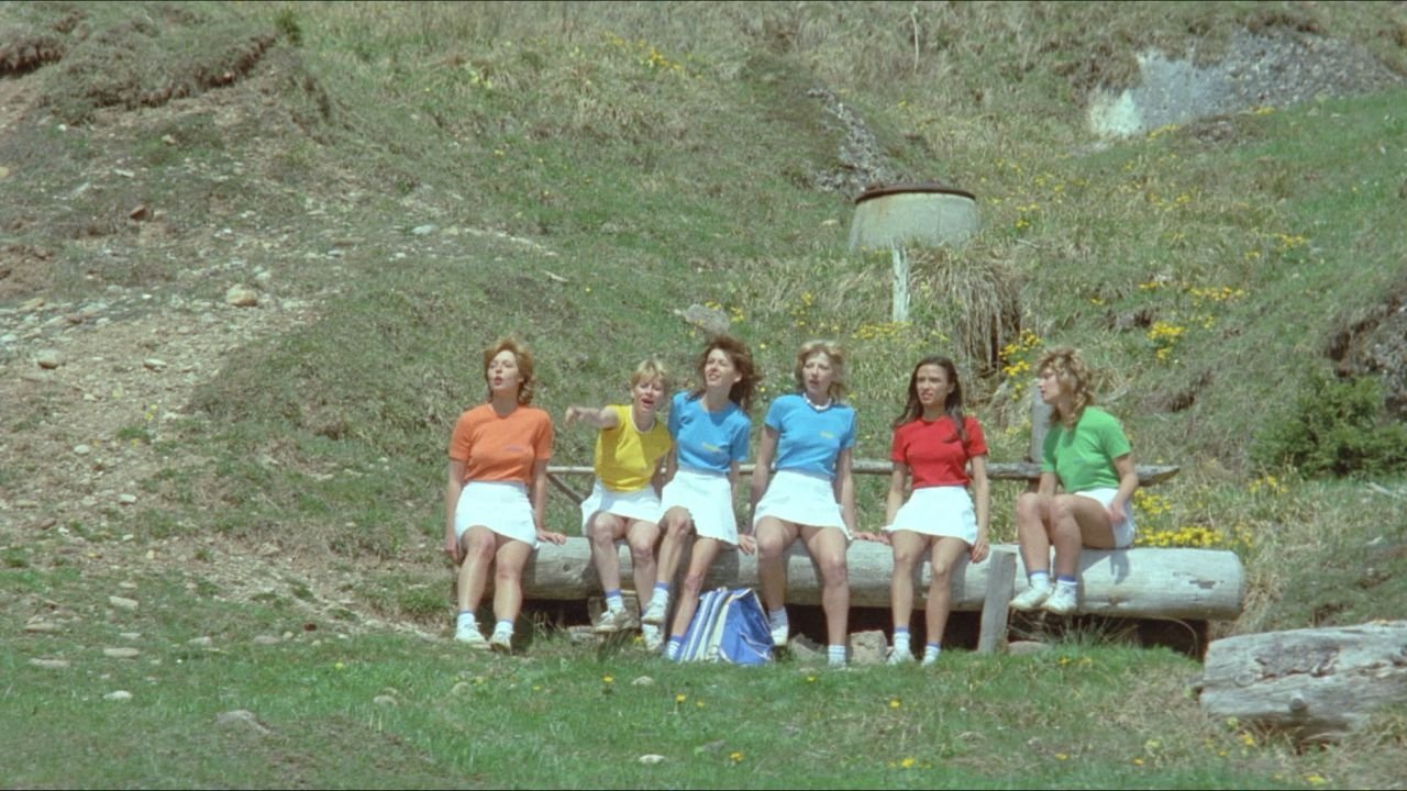 Six Swedish Girls in Alps